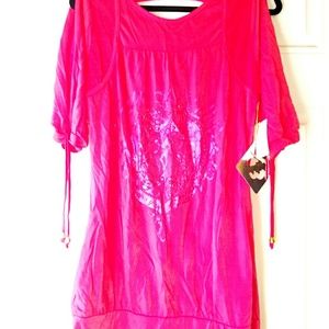 Apple bottoms pink flame dress